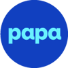 Papa Logo RGB Blue 4