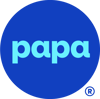 Papa Logo RGB Blue 4@4x - Reg