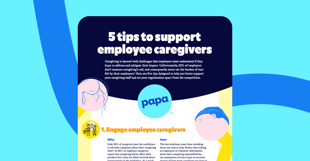 emp - featured image - 5 tips to support employee caregivers